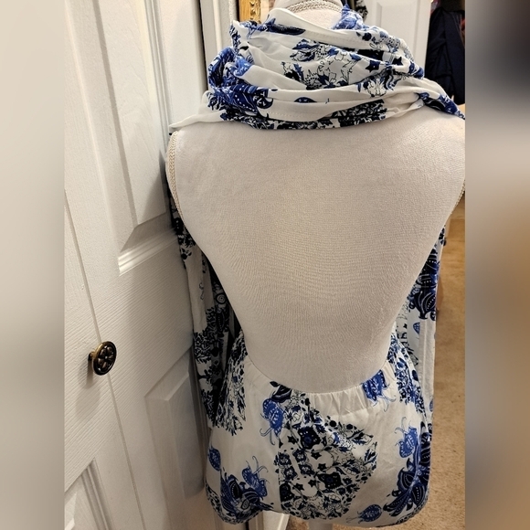 One Way Women's Floral Print Romper With Halter Top Long Bands   Size 10 - Picture 5 of 8